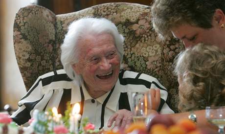 Nejstar obyvatelka eska Marta Pokorn oslavila 108. narozeniny 