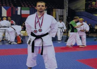Martin Noika, karate
