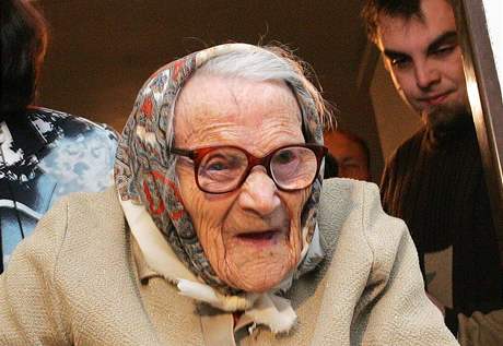 Marie Kráslová pi svých 109. narozeninách loni v listopadu.