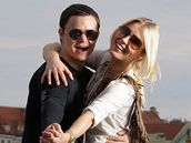 Simona Krainová a Jií Hudler