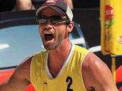 Brazilský pláový volejbalista Bernardo