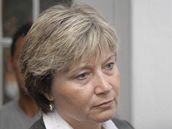 Milana Smékalová u M�stského soudu v Brn�