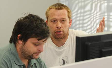 Petr Minařík a Pavel Řehořík při on-line rozhovoru