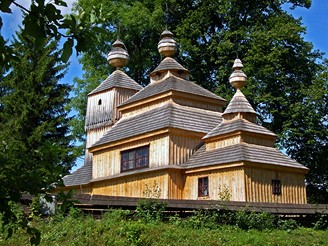 Slovensko, eckokatolick kostelk v Bodruale