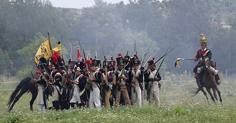 Vojenští nadšenci svedli v Dobšicích bitvu z dob napoleonských válek