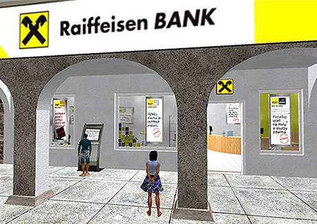 Poboka Raiffeisenbank ve virtuální realit