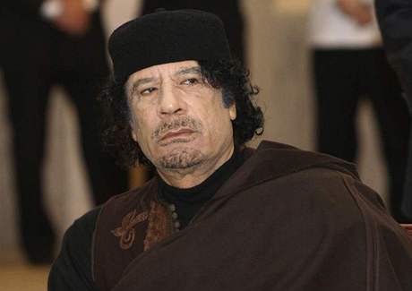 Libyjský vůdce Muammar Kaddáfí