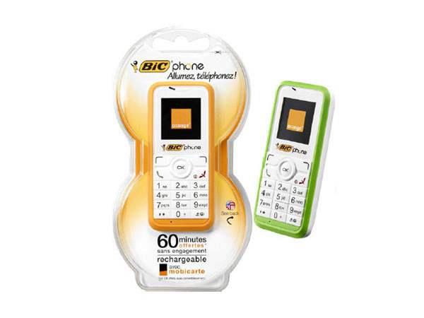 Ve Francii začínají prodávat mobil na jedno použití BIC - iDNES.cz