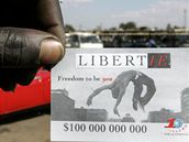 Telefonní karta za 100 miliard zimbabwských dolar�