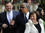 43. MFFKV - Livia Klausová, Ji�í Barto�ka a Jind�ich Forejt