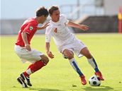 �esko 19 - Anglie 19; Zeman (vpravo), Gosling