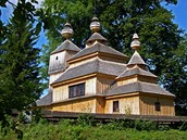 Slovensko, eckokatolický kostelík v Bodruale