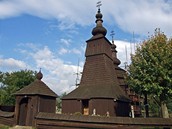 Slovensko, eckokatolický kostelík v Ladomírové