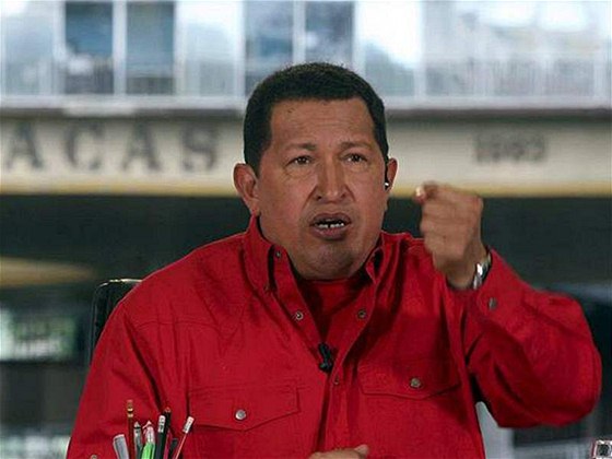 Venezuelský prezident Hugo Chávez 