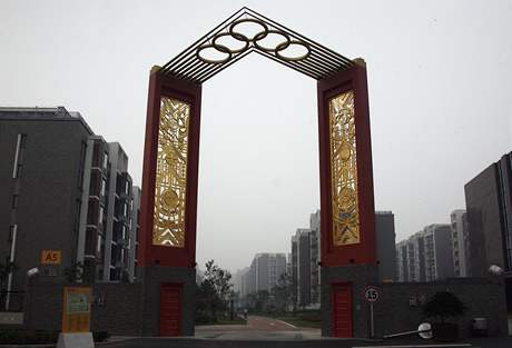 Brna v olympijsk vesnici v Pekingu