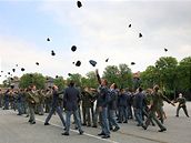 Slavnostní vyazení absolvent Vojenské akadamie v Brn