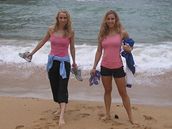 Akvabely :Soa Bernardová (vlevo) a Albta Dufková