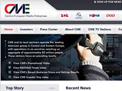 Webová stránka CME
