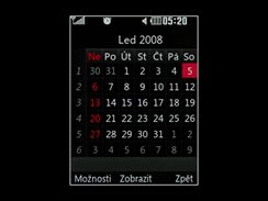 LG KC550 (ukzky menu telefonu)