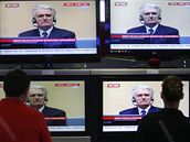 Radovan Karadi u soudu v Haagu (30. ervence 2008)