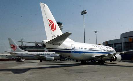 Letadla Air China. Ilustraní foto