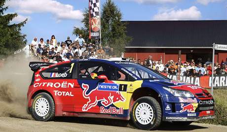 Sébastien Loeb pi Finské rallye