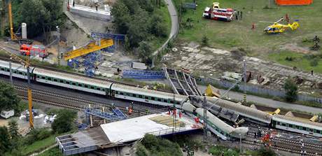 Tragická havárie vlaku EuroCity ve Studénce na Novojiínsku