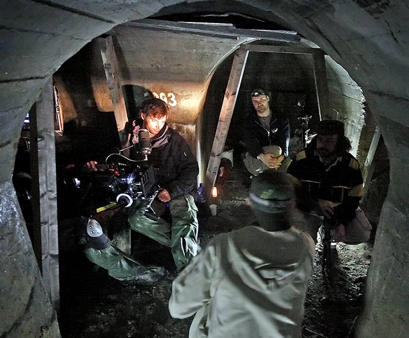 Natáení filmu Labyrint - podzemní tunely