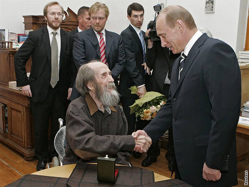 Alexandr Solenicyn a Vladimír Putin