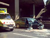 Nehoda na Novoeporyjské ulici v Praze 5 (1. srpna 2008)