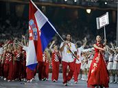 Slavnostní zahájení OH v Pekingu, na stadion jde výprava Chorvatska