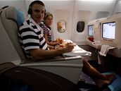 Miroslava Knapková a Ond�ej Synek v bussines