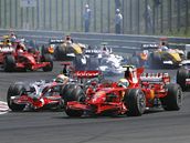 Závodní pole Velké ceny Maďarska F1