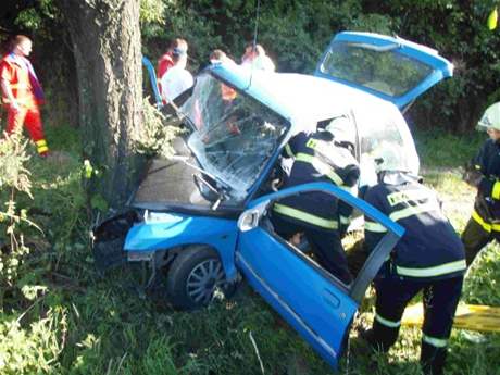 Tragick nehoda v Blovci na Novojinsku (19.8.2008)
