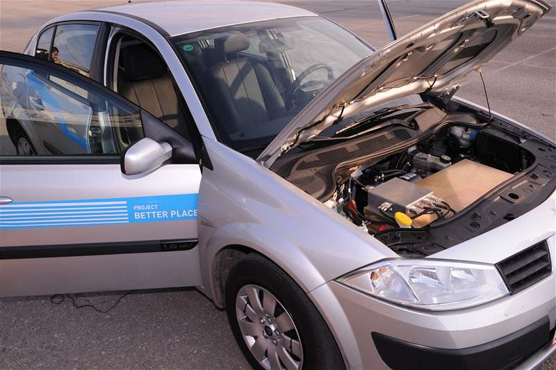 Elektromobil Renault Mégane projektu Better Place