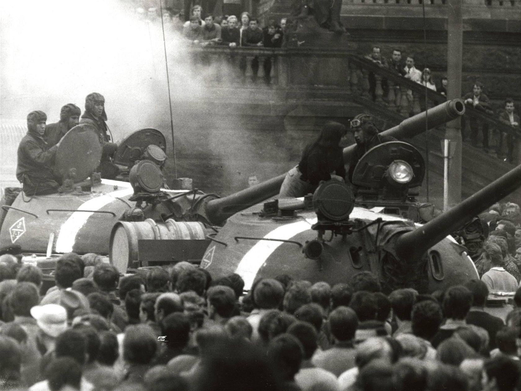 Nejkriti�t�j�ím místem v srpnu 1968 byla Praha.