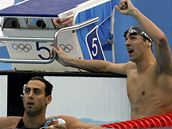 Michael Phelps (vpravo), Milorad avi 