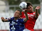 Olomouc - Plze: Heidenreich (vlevo) a Tatanavili