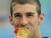 Michael Phelps s osmou zlatou medailí
