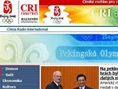 Stránky �ínského rozhlasu v �e�tin�