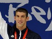 Michael Phelps se zlatou medailí