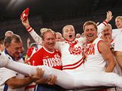 Radost ruské šermířské ekipy