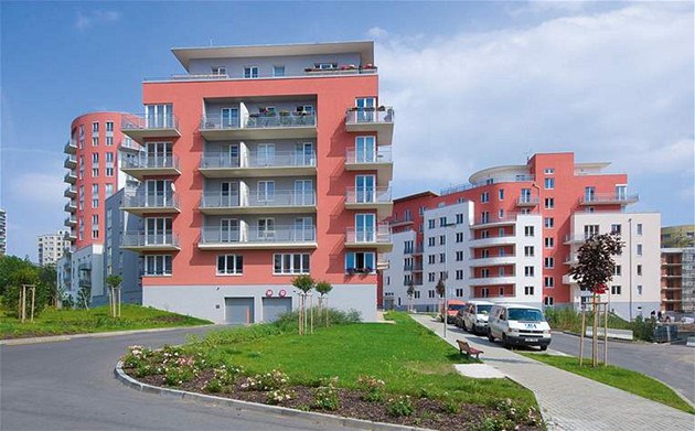 V Zahradním m�st� vsadil developer na terasy a rozmanitost typ� dom�
