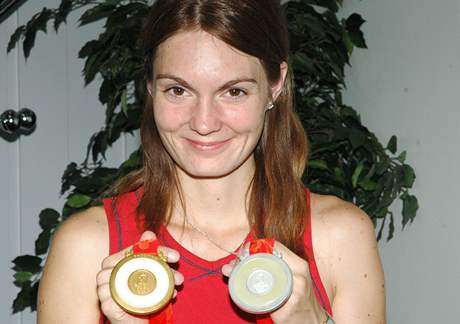 Kateřina Emmons s medailemi
