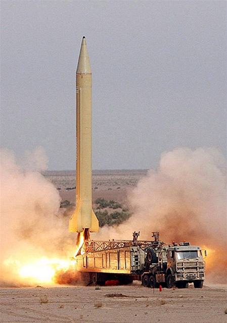 Start íránské rakety