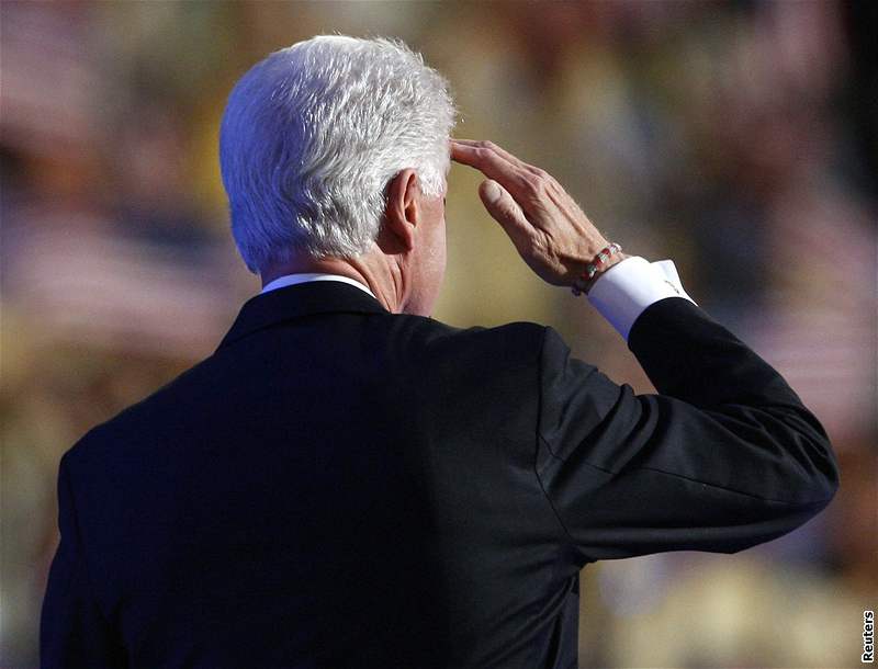 Bill Clinton na sjezdu demokrat v Denveru (27. srpna 2008)