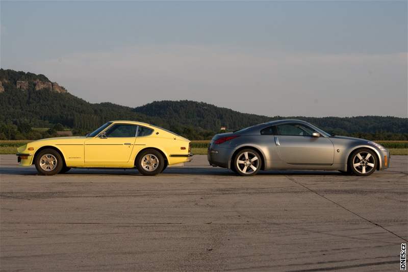 Nissan 350Z a Datsun 240Z