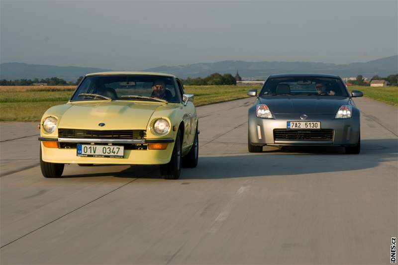 Nissan 350Z a Datsun 240Z