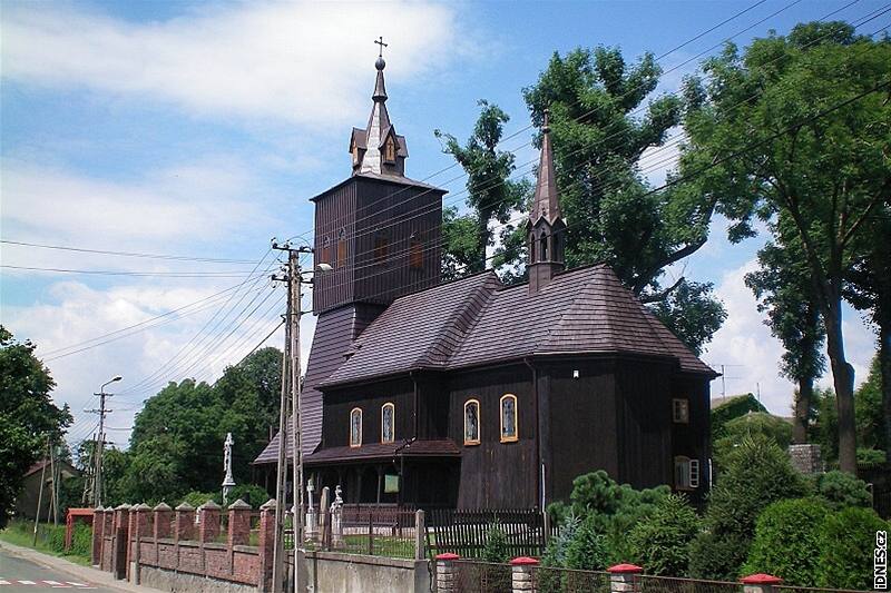 Kostel sv. Anny v Golkowicích.