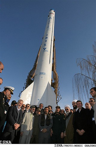 Iran-Space-Center raketa SAFIR dajn jako Kavoshgar